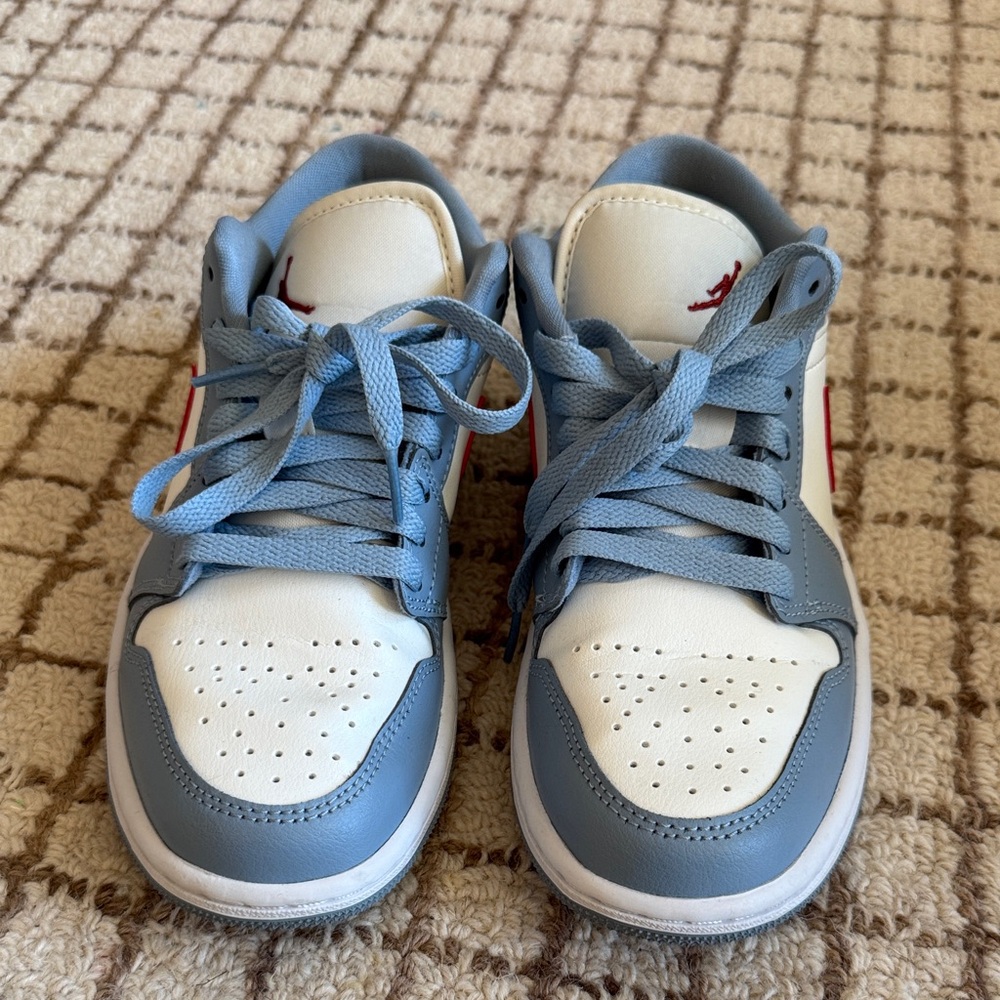 Nike Blue and White Athletic Shoes